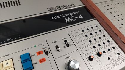 Roland-MC-4b Sequencer & OP-8 Interface !